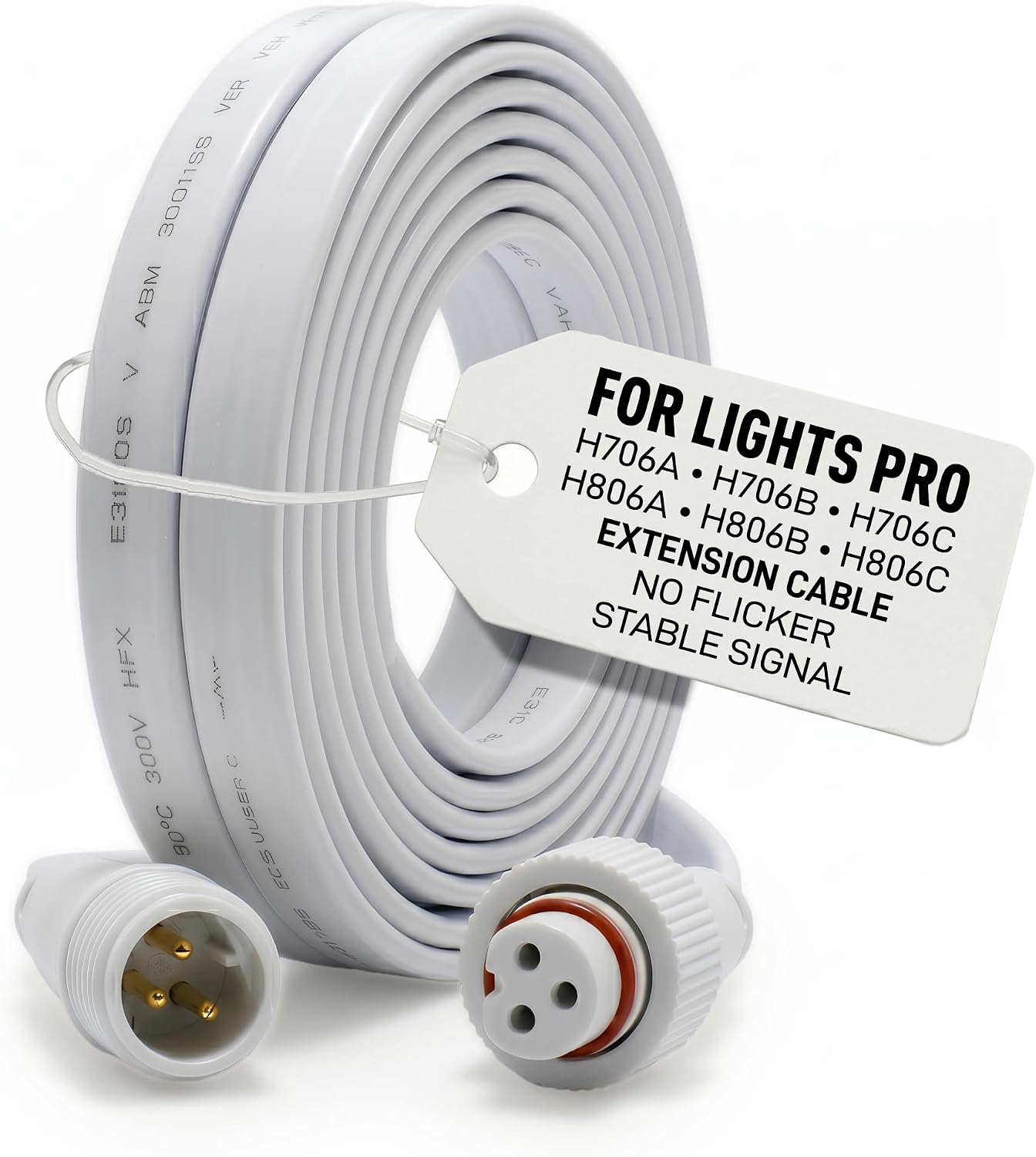 Extension Cable for Govee Permanent Outdoor Lights Pro (H706A H706B H706C H806A H806B H806C)