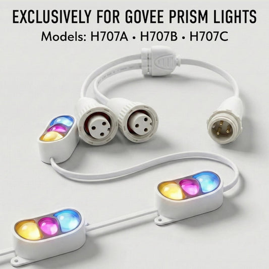 Y-Splitter and Extension Cables for Govee Prism Lights