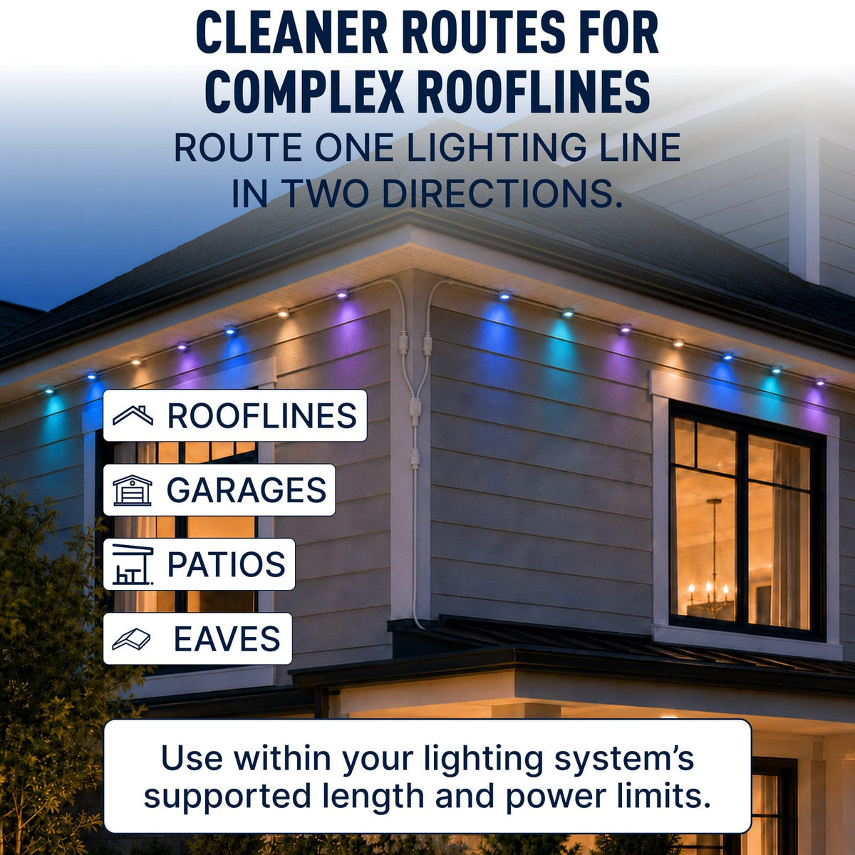 Y-Splitter Pro - cleaner routes for complex rooflines